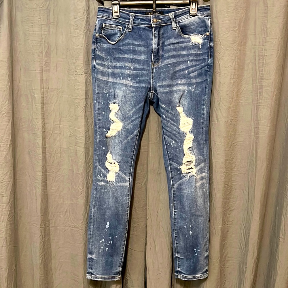 EUC Judy Blue Distressed Jeggings 11/30